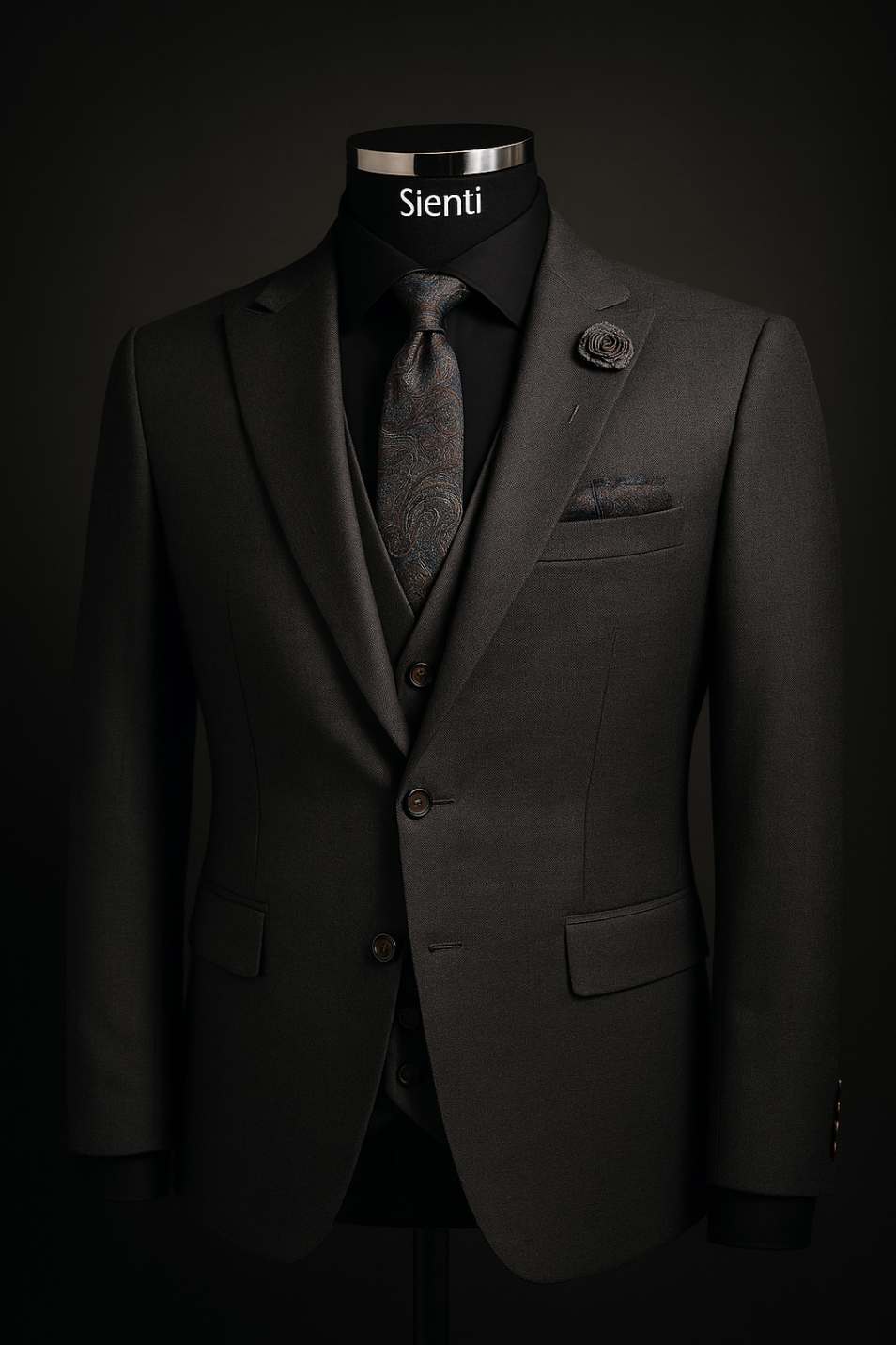 Costum maro din trei piese - C2034