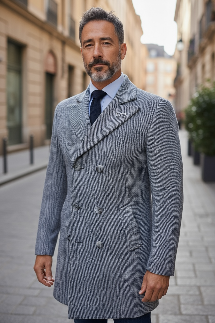 Palton gri deschis - C375