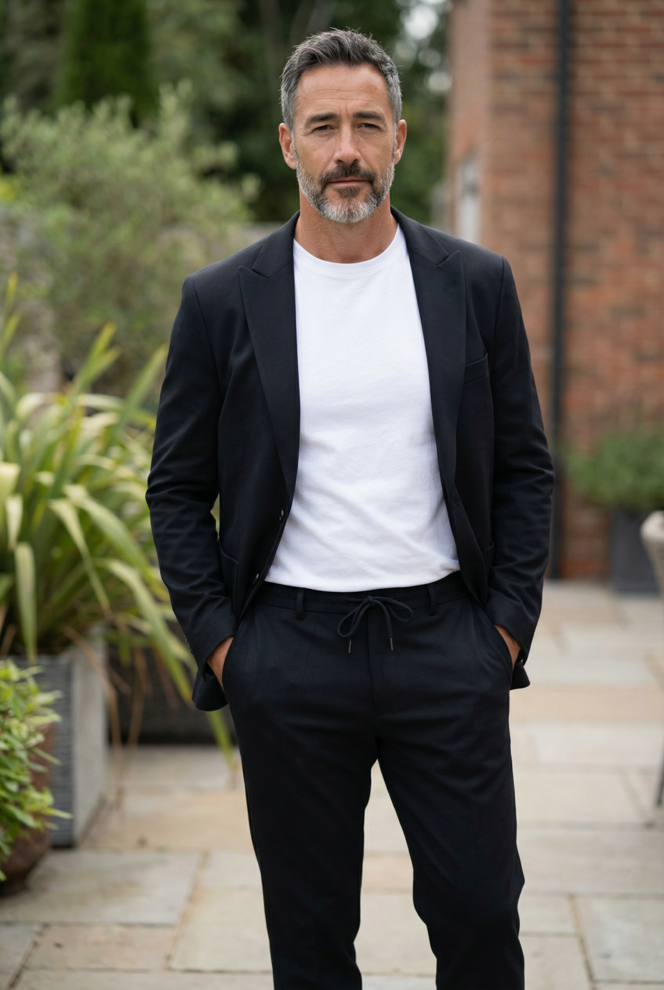 Costum Negru Casual - C2026S